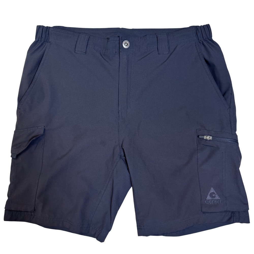 Gerry Mens Size 36 Cargo Shorts Dark Gray Hybrid‎ Outdoor Hiking